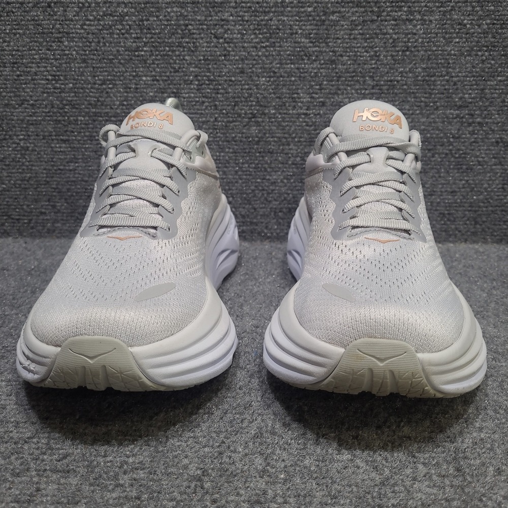 Hoka One One Bondi 8 1127952-HMLR Women's US 8.5 B Running Shoes Gray Sneakers - Picture 3 of 13